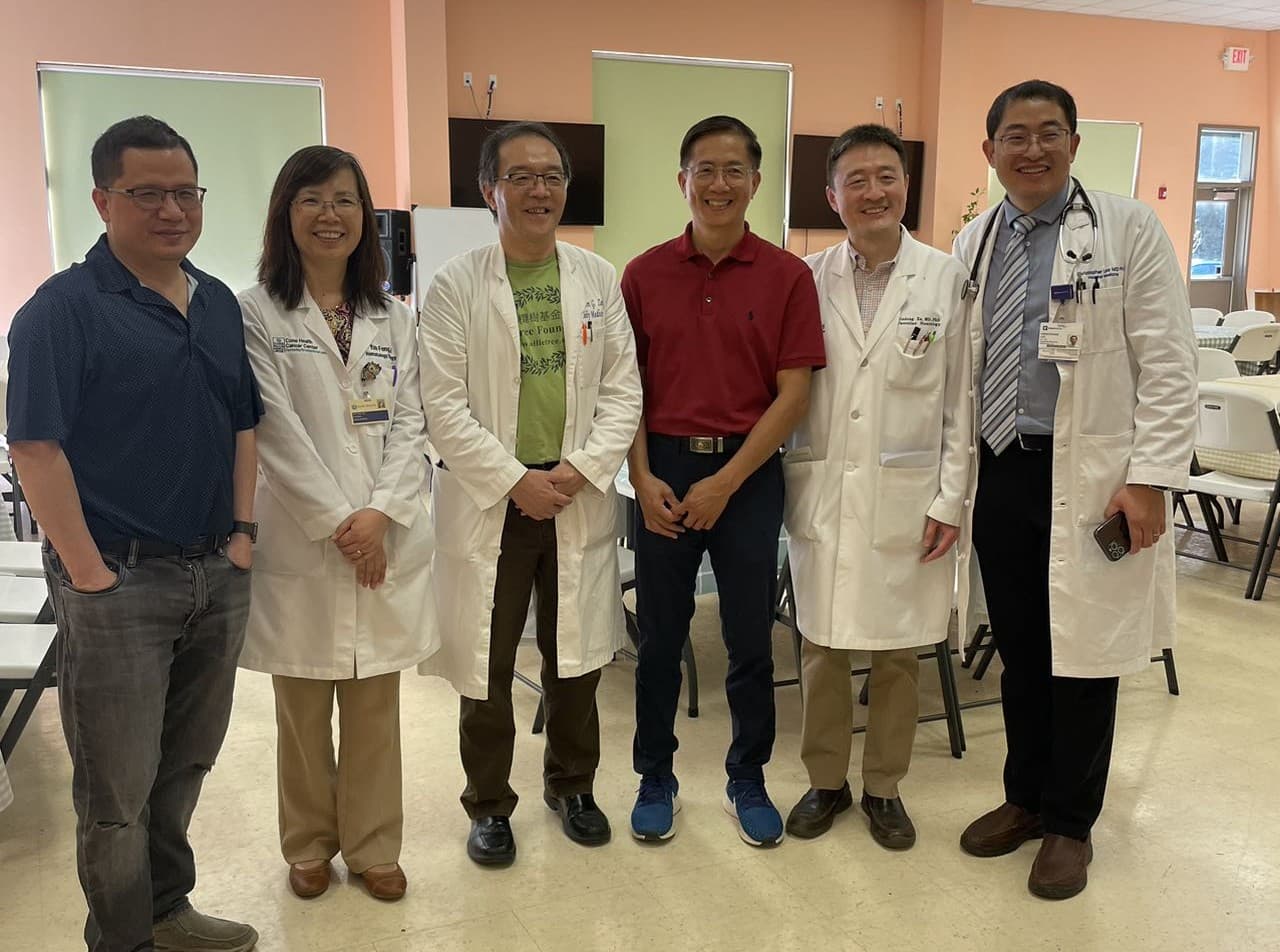 CCHPA healthcare professionals gathered at a community health program