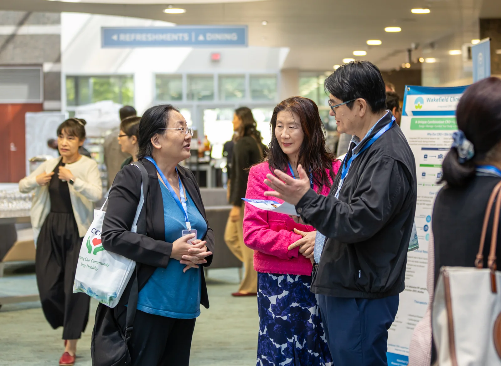 CCHPA healthcare professionals connecting at the annual conference